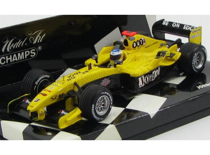 JORDAN F1 Ford Ej14 №18 Race Version (2004) N.Heidfeld, Yellow Black