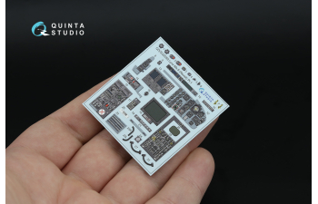 3D Декаль интерьера кабины Lynx Mk8 (Revell) (малая версия)