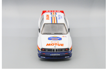 BMW M3 Coupe E30 RACING (1988), белый, 21 см