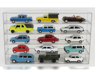 ACCESSORIES Espositore Aperto - For Auto 1/43 1/64 - Cars Not Included - Lungh.lenght Cm 36.8 X Largh.width Cm 6.7 X Alt.height Cm 24.3 (altezza Utile Tra I Ripiani Cm 4.5 Inner Height Among Shelves), /