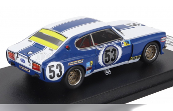 FORD Capri 2600 Lv 3.0l V6 №53 24h Le Mans (1973) Helmut Koinigg - Jean Vinatier - Gerry Birrel, White Blue