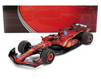 FERRARI F1 Sf-24 Team Scuderia Ferrari №16 Winner Monza Italy Gp (2024) Charles Leclerc - Polyfoam Packaging, Red Black