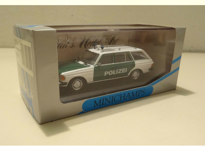 MERCEDES-BENZ W123 Kombi Polizei, white / green