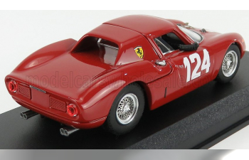 FERRARI 250lm Coupe N124 Winner Mugello Gp (1965) M.Casoni - G.Nicodemi, Red