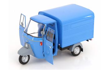 PIAGGIO Ape P501 Van Closed (1979) - Con Vetrina - With Showcase, Blue