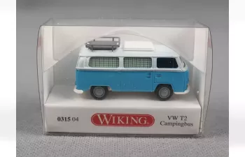 VOLKSWAGEN T2 Campingbus (1967), iceblue/white