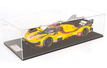 FERRARI 499P 3.0L Turbo V6 Team AF Corse №83 Winner 24h Le Mans (2025) Robert Kubica - Phil Hanson - Yifei Ye - With showcase
