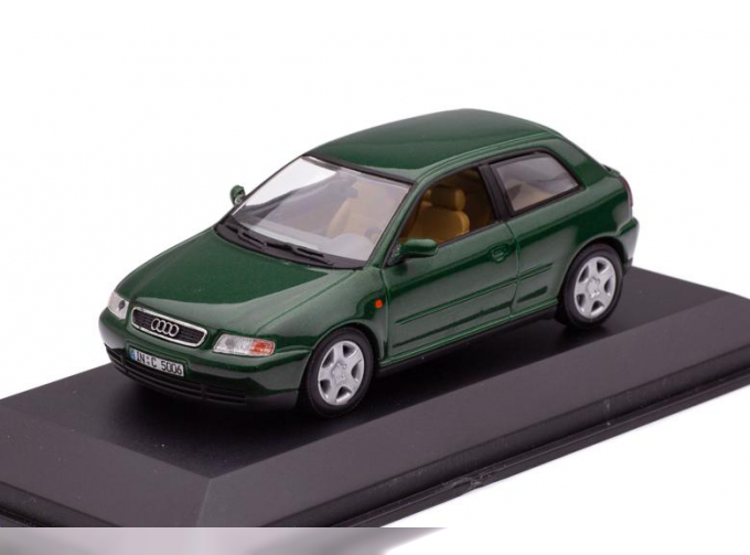 AUDI A3 3d (1996), темно-зеленый металлик