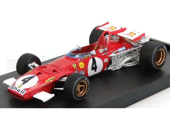 FERRARI F1 312b №4 Winner Italy Gp (1970) Clay Regazzoni, Red White