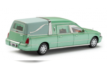 LINCOLN Тown car hearse (2009), green