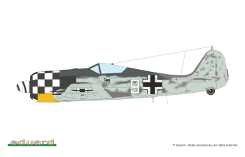 Сборная модель немецкий истребитель Fw 190A-6 (ProfiPACK)