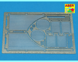 Grilles for Sd.Kfz.182 King Tiger (Porshe Turret)