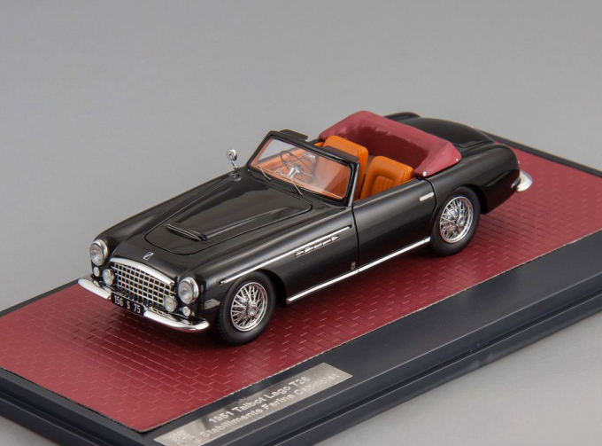 TALBOT LAGO T26 Stabilimente Farina Cabriolet (1951), black