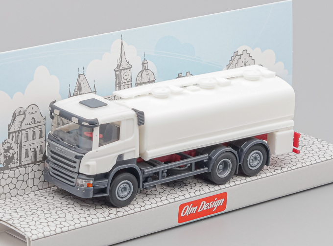 SCANIA P 6х2 универсальная цистерна, белый