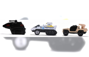 GI JOE Set 3x Gi Joe Snow Cat - V.a.m.p. Mkii - H.i.s.s. Tank, Various