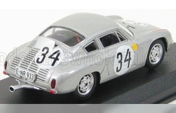 PORSCHE 1600gs Abarth N 34 Le Mans 1962 Barth - Herrmann, Silver