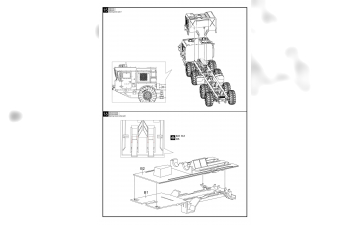 Сборная модель Russian 9K720 Iskander-M Tactical ballistic missile MZKT chassis pre-painting Kit