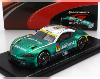 TOYOTA Gr Supra Team Toyopet №52 Gt300 Class Super Gt (2023) H.Yoshisa - K.Kawaai, Light Green White