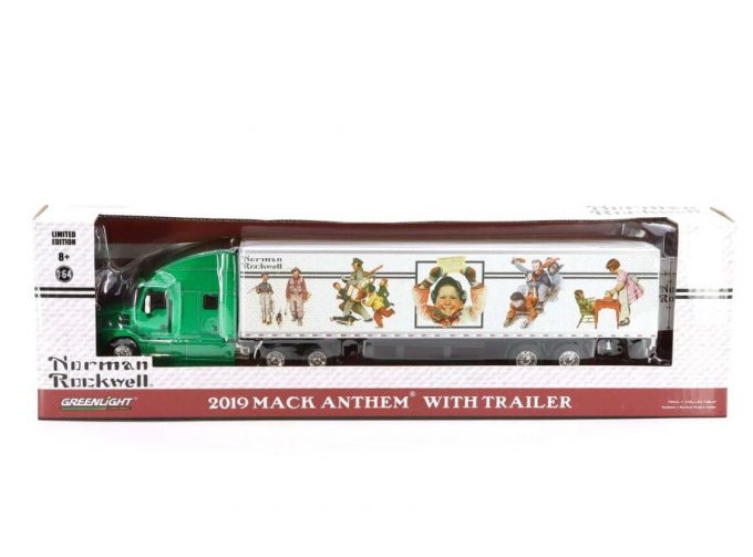 MACK Anthem 18-Wheeler Trailer (2019), green/white