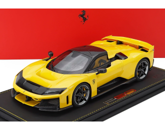 FERRARI F80 (2024) - Carbon Rims -With Showcase, Giallo Modena - Yellow Black