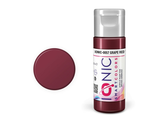 Краска акриловая IONIC Виноградно-красный / Grape Red, 20мл