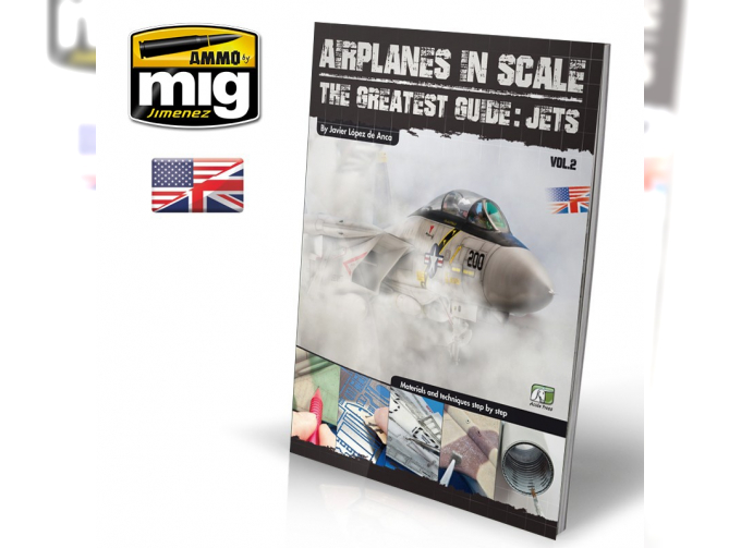 Журнал AIRPLANES IN SCALE 2: The Greatest Guide JETS (ENGLISH) (Самолёты в масштабе 2: реактивные истребители, английский язык)