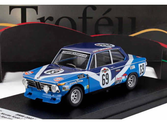 BMW 2002ti Gulf (night Version) №69 24h Spa (1973) Nicolas Koob - John Ladogoni, 2 Tone Blue