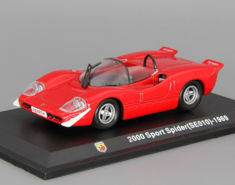 ABARTH 2000 Sport Spider (SE010) (1969), red