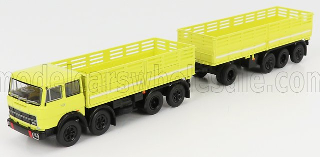 FIAT 691 Truck Millepiedi 4-assi 1961, Yellow