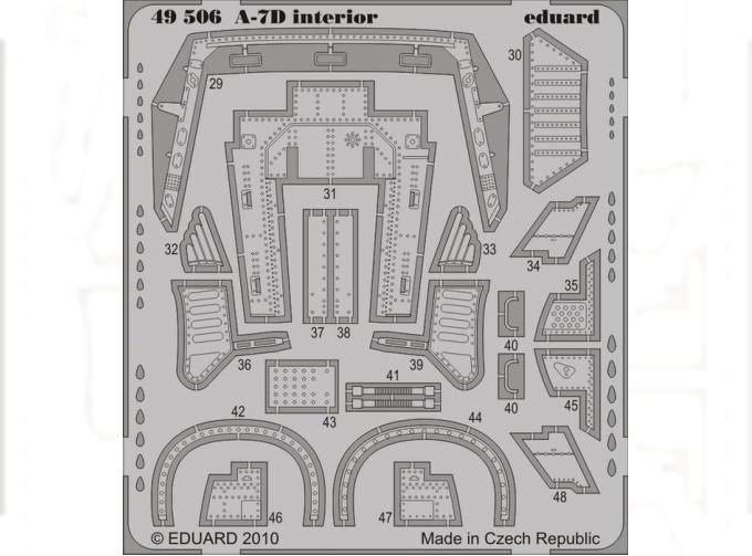 A-7D interior S.A. HOBBY BOSS