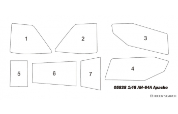 Сборная модель AH-64A Apache