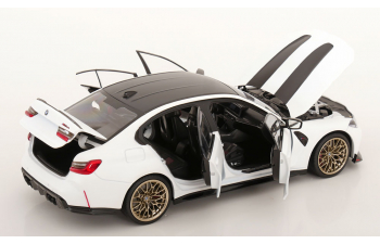 BMW M3 CS G80 (2023), matt-white black