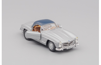 MERCEDES-BENZ 300SL Roadster, silver / blue