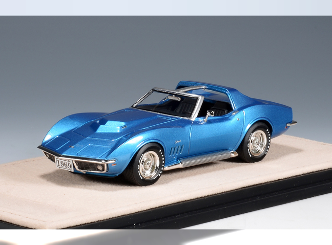 CHEVROLET Corvette Stingray L88 Coupe T-Roof (открытый) (1969), Lemans Blue Metallic