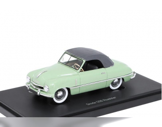 SKODA 1200 Roadster Closed (1950), light green