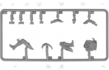 Сборная модель фигурки американских солдат на танке / Usa Infantry Tank Riders Military