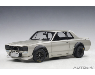 NISSAN Skyline GT-R (KPGC-10) Racing, silver