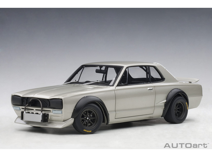 NISSAN Skyline GT-R (KPGC-10) Racing, silver