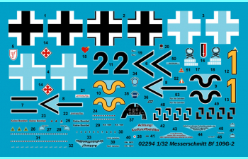 Сборная модель Немецкий истребитель Messerschmitt Bf.109 G-2
