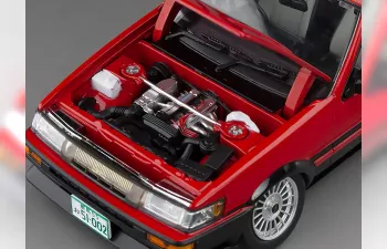 TOYOTA Corolla Levin (AE86) (1985), Red/Black