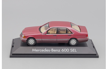 MERCEDES-BENZ 600 SEL, almandinrot