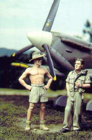 Сборная модель Austalian (UK) Pilot & Crew (2)