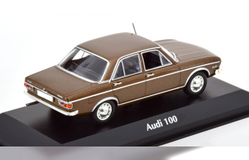 AUDI 100 C1 (1969), brown metallic