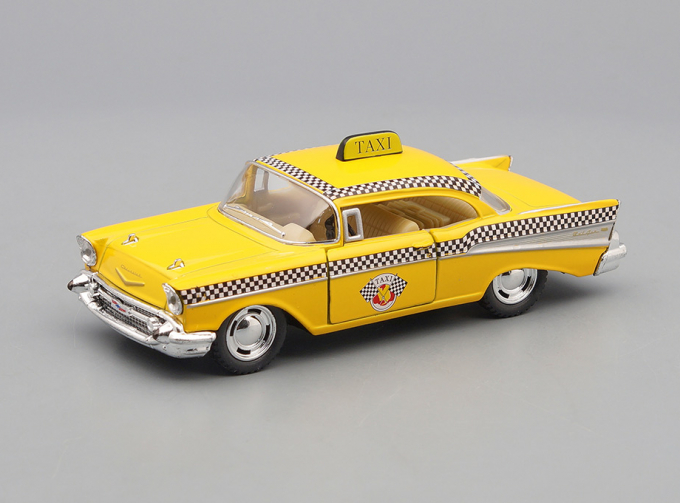 CHEVROLET Bel Air Taxi (1957), yellow