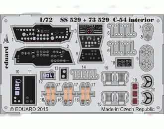 Фототравление для  C-54 interior S.A.