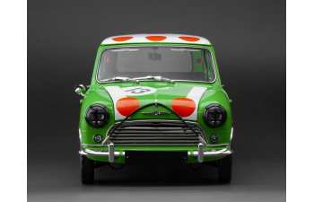 MINI Cooper S  #13 Rauno Aaltonen/Bob Holden Winner Gallaher 500 (1966), green