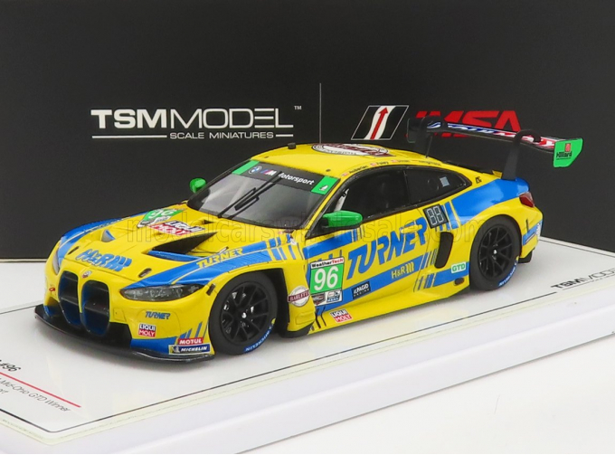 BMW 4-series M4 Gt3 Team Turner Motorsport №96 Winner Imsa Mid-ohio Gtd (2022), Yellow