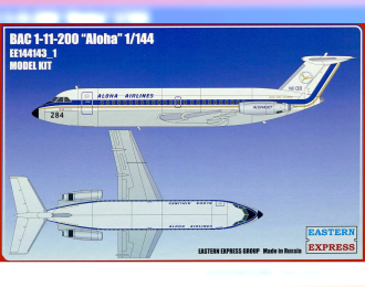 Сборная модель Авиалайнер BAC 1-11-200 ALOHA