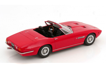 MASERATI Ghibli Spider Cabriolet Open (1970) - Spoked Rims - Cerchio A Raggio, Red