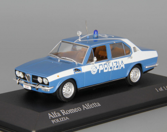 ALFA ROMEO Alfetta 1.8 Polizia (1972), blue / white